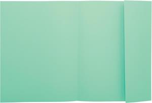 exacompta Dossiermap 1 klep A4. 220 g/m². groen (pak 50 stuks)