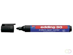 Edding Flipovermarker Brilliant 1.5 mm. zwart (doos 10 stuks)