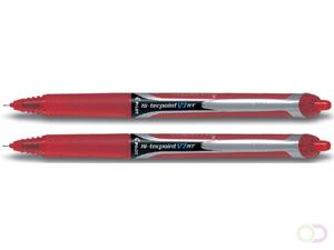 Pilot Rolschrijver Hi-Tecpoint V7 RT 0.4 mm. rood (doos 12 stuks)