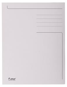 Exacompta dossiermap Foldyne ft 24 x 35 cm (voor ft folio), lichtgrijs, pak van 50 stuks
