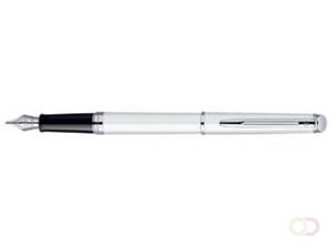 Waterman Collectie Hemisphère vulpen medium, White Lacquer