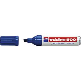 Edding Viltstift  500 schuin blauw 2-7mm