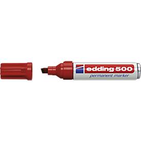 Edding Viltstift  500 schuin rood 2-7mm