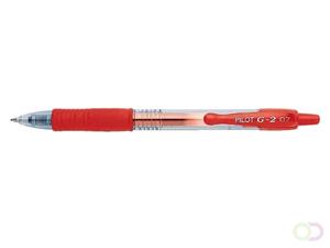 Pilot Gelpen G2-7 Grip 0.4 mm. rood (pak 12 stuks)