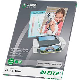 Leitz Lamineerhoes UDT A3. 80 micron (pak 100 stuks)