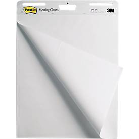 3M Post-It Flipoverpapier Post-it blanco 30v/ds 2bl (70016066451)