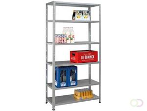 Avasco rek Clicker 100, ft 193 x 100 x 40 cm, 6 legborden, gegalvaniseerd