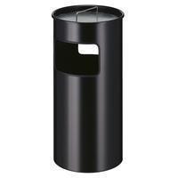 Kombiascher, Metall Volumen 50 l, HxØ 690 x 320 mm schwarz