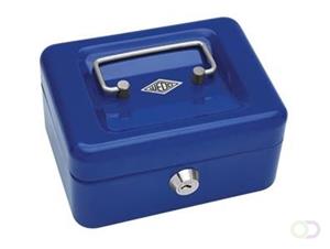 Wedo geldkoffer, ft 12,5 x 11,5 x 8 cm, blauw