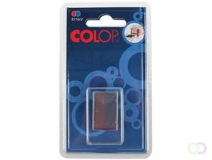 Colop stempelkussen tweekleurig (blauw/rood), voor stempel S160L, blister van 2 stuks