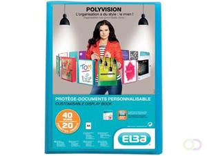 Elba Showalbum Polyvision 20 tassen. blauw