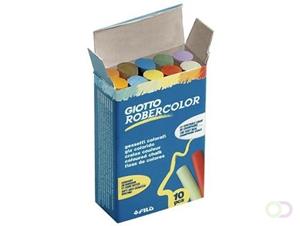 Giotto krijt Robercolor, doos met 10 krijtjes in geassorteerde kleuren