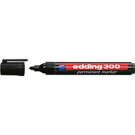 Edding Viltstift  300 rond zwart 1.5-3mm