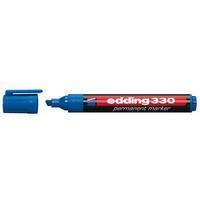 Edding Permanent marker 330 1 - 5 mm. blauw (pak 10 stuks)