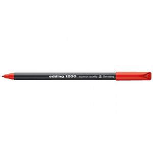 edding 1200 colour pen 0,5-1mm rot