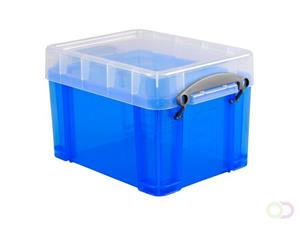 Reallyusefulboxes Really Useful Box 3 liter, transparant blauw