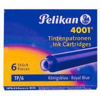 Pelikan Tintenpatronen 4001 TP/6, königsblau