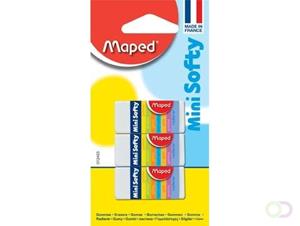 Maped potloodgom Softy mini formaat, blister met 3 stuks