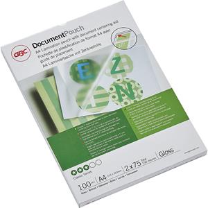 GBC Document Pouch A4 2x75mic (100) (3740400)