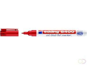 Edding Permanent marker 8400 CD/DVD/BD 0.5 - 1 mm. rood