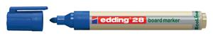 Viltstift edding 28 whiteboard Eco rond blauw 1.5-3mm