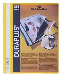 DURABLE Schnellhefter DURAPLUS, DIN A4, gelb, überbreit