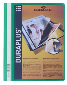 DURABLE Schnellhefter DURAPLUS, DIN A4, grün, überbreit