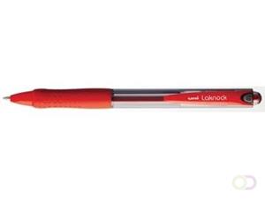 Uni-ball balpennen Laknock schrijfbreedte 0,4 mm, schrijfpunt: 1 mm, medium punt, rood