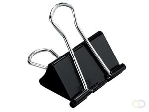 5 Star foldbackclip 41 mm, zwart - doos van 12 stuks