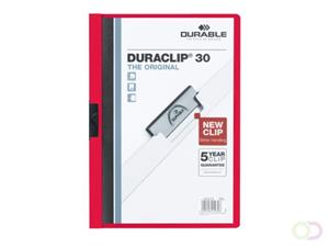 DURABLE Klemmhefter DURACLIP ORIGINAL 30, DIN A4, rot