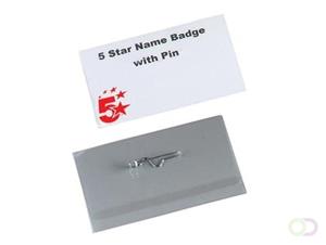 5Star  5 Star badge met speld ft 40 x 75 mm, doos van 100 stuks