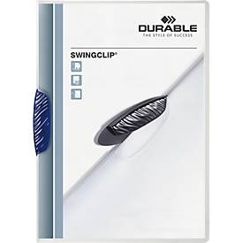 Durable Klemmap Swingclip 1 - 30 vel. donkerblauw (pak 25 stuks)