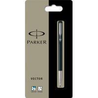 Parker Collectie Vector Standard roller, zwart, op blister