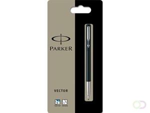 Parker Collectie Vector Standard roller, zwart, op blister