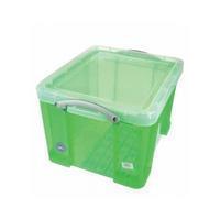 Reallyusefulboxes Really Useful Box 35 liter, transparant groen