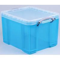 Reallyusefulboxes Really Useful Box 35 liter, transparant helblauw