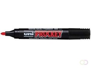 Uni-Ball Permanent-Marker PROCKEY (PM-122), rot