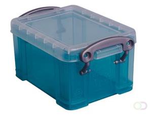 Reallyusefulboxes Really Useful Box 0,3 liter visitekaarthouder, transparant groen