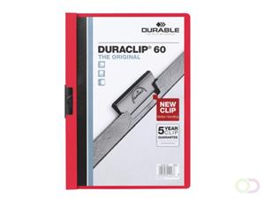 DURABLE Klemmhefter DURACLIP ORIGINAL 60, DIN A4, rot