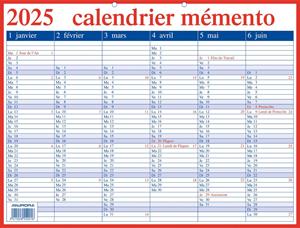 Aurora Kalender Mementoplaat 420 x 330 mm FR