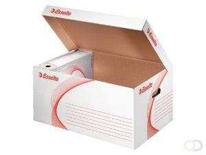 Esselte Archiv-Klappdeckelbox, DIN A4, weiß