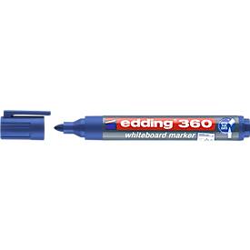 Edding Whiteboard marker 360 1.5 - 3 mm. blauw (pak 10 stuks)