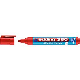 Edding Flipover marker 380 1.5 - 3 mm. rood (pak 10 stuks)