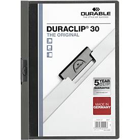 DURABLE Klemmhefter DURACLIP ORIGINAL 30, DIN A4, anthrazit