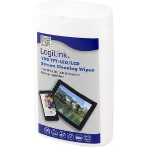 LogiLink TFT/LCD/LED Reinigungstücher, 100er Spenderdose