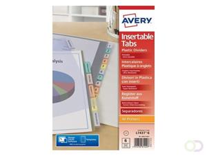 Avery Showtas A4 Avery PP m/tabs/set 6 (05611501)