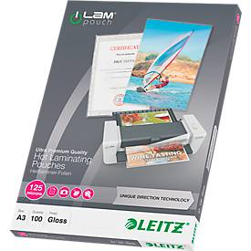 Leitz Lamineerhoes UDT A3. 125 micron (pak 100 stuks)