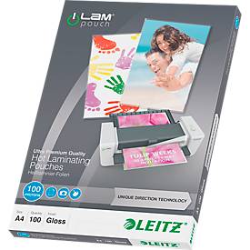 Leitz Lamineerhoes UDT A4. 100 micron (pak 100 stuks)