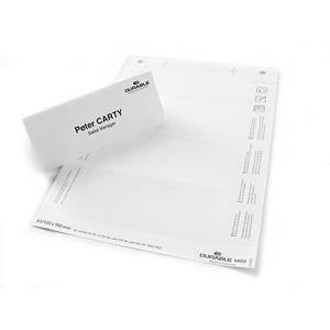 DURABLE Einsteckschilder für Tisch-Namensschilder, weiß