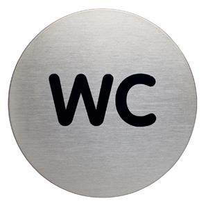 Durable Stalen pictogram WC